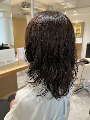 大人可愛い◎20代30代40代シアーカラーセミディパーマカー