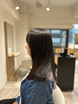 大人可愛い◎イメチェン似合わせカット◎セミディ