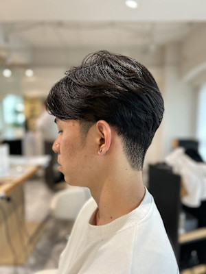 【soy-kufu】MEN'S HAIRアッシュブラックカル