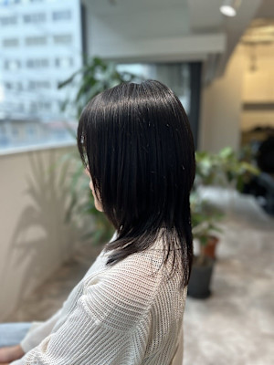 スタイル名 大人可愛い◎イメチェン似合わせカット◎セミディ
