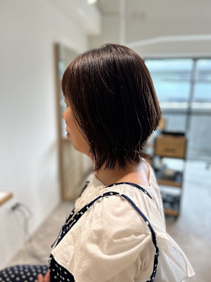 大人可愛い◎イメチェン似合わせカット◎セミディ