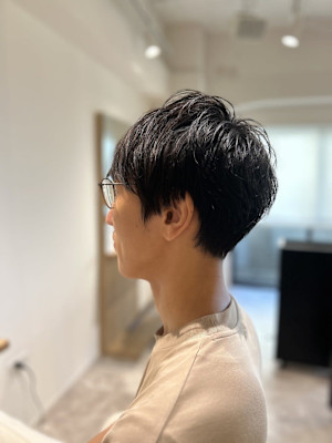【soy-kufu】MEN'S HAIRアッシュブラックカル