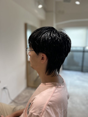 【soy-kufu】MEN'S HAIRアッシュブラックダー