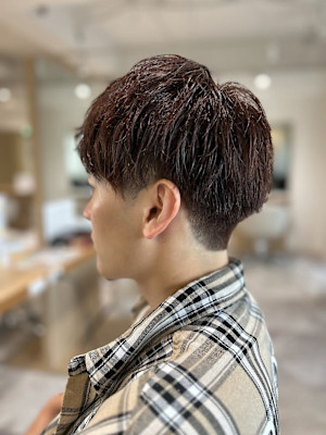 【soy-kufu】MEN'S HAIRアッシュブラックオレ