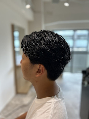 【soy-kufu】MEN'S HAIRアッシュブラックダー