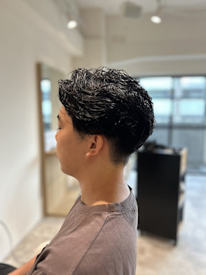 【soy-kufu】MEN'S HAIRアッシュブラックカル