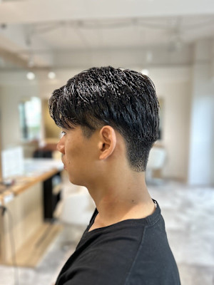 【soy-kufu】MEN'S HAIRアッシュブラックカル