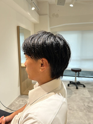 【soy-kufu】MEN'S HAIRアッシュブラックカル