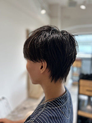 【soy-kufu】MEN'S HAIRアッシュブラックカル