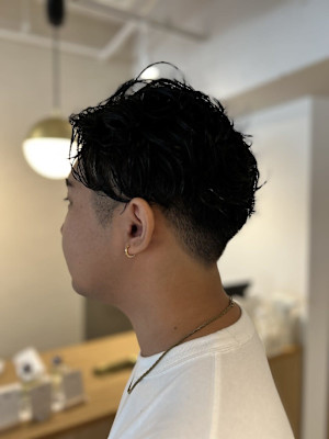 【soy-kufu】MEN'S HAIRアッシュブラックカル