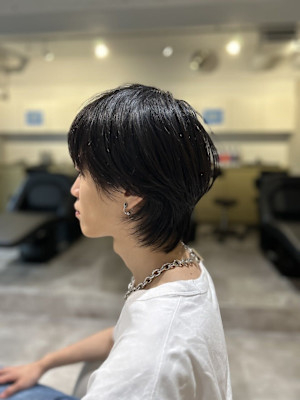 【soy-kufu】MEN'S HAIRアッシュブラックカル