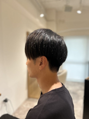 【soy-kufu】MEN'S HAIRアッシュブラックダー
