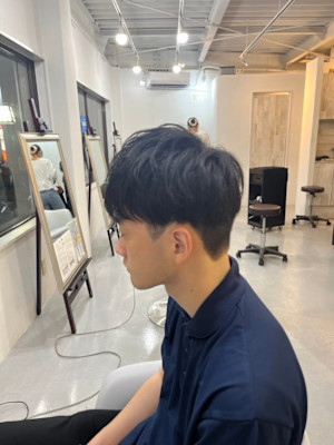 【soy-kufu】MEN'S HAIRアッシュブラックカル