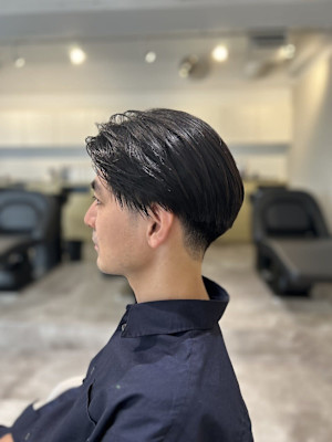 【soy-kufu】MEN'S HAIRアッシュブラックダー