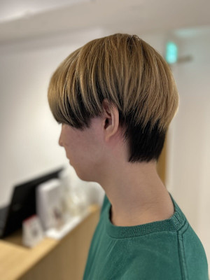 【soy-kufu】MEN'S HAIRアッシュブラックツー
