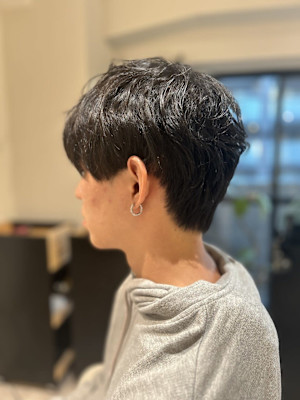 MEN'S HAIRアッシュブラックニュアンス