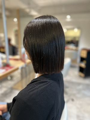 大人可愛い◎イメチェン似合わせカット◎艶ボブ
