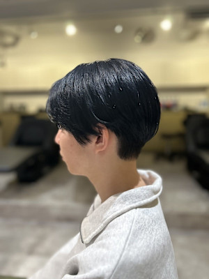 【soy-kufu】MEN'S HAIRアッシュブラックダー