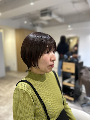 大人可愛い◎イメチェン似合わせカット◎ショートボブマッシュ