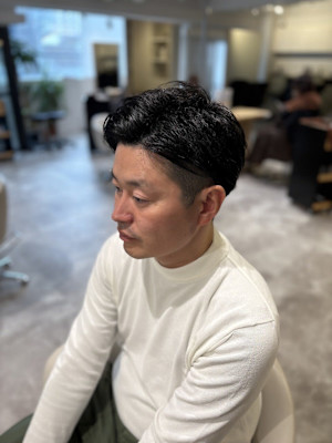メンズ 20代30代40代◎似合わせカットツーブロニュアンス