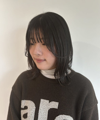 レディース 20代30代40代◎似合わせカット外ハネボブ/美