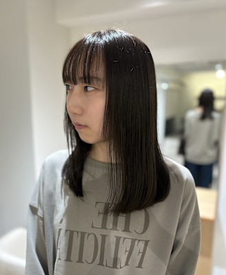 レディース 20代30代40代◎似合わせカットオリーブアッシ