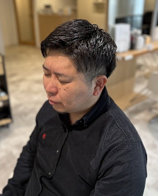 メンズ 20代30代40代◎似合わせカット2ブロックブルーブ