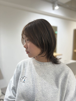 レディース 20代30代40代◎似合わせイメチェンウルフカッ