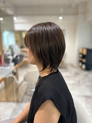 20代30代40代◎似合わせイメチェン柔らか質感のショートウ