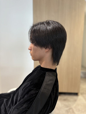 20代30代40代◎似合わせカットメンズウルフブルーブラック
