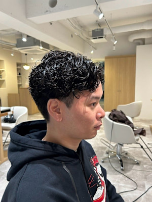20代30代40代マッシュパーマイメチェンプードルスペインカ