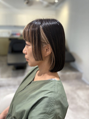 20代30代40代◎似合わせカット夏フェイスフレーミングボブ