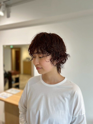 20代30代40代イメチェン似合わせカットショートパーマウル