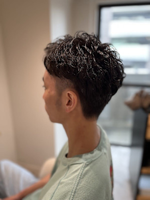 20代30代40代◎似合わせカットブルーブラックサーフカール