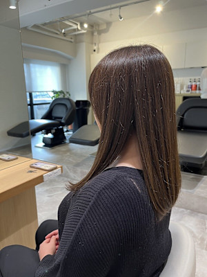 20代30代40代◎似合わせカットツヤ感暗めカラーロング