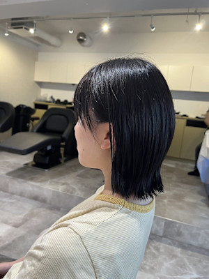 20代30代40代◎似合わせカット暗めカラー切りっぱなしミデ
