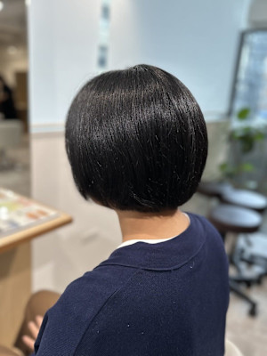 レディース20代30代40代◎似合わせカットイメチェン黒髪カ