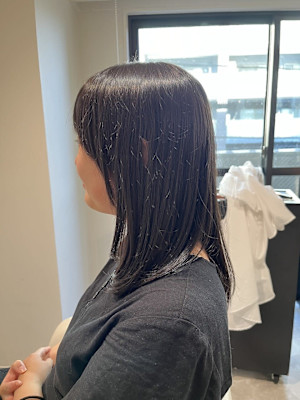 20代30代40代◎似合わせカット小顔レイヤーセミディ