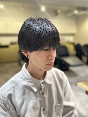 20代30代40代似合わせカットイメチェン黒髪シャドーパーマ