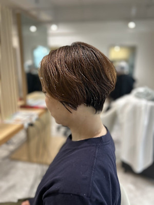 20代30代40代◎似合わせカットイメチェン黒髪艶髪ショート