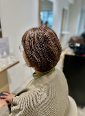レディース30代40代◎似合わせカットイメチェンココアブラウ