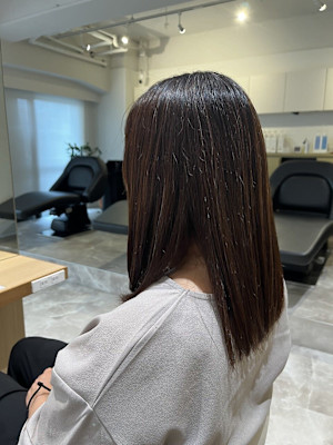 20代30代40代◎似合わせカットココアベージュ小顔ストレー