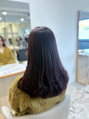 20代30代40代◎似合わせカット小顔ローレイヤーピンクブラ
