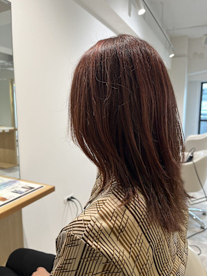 20代30代40代◎似合わせカット小顔ココアベージュピンクセ