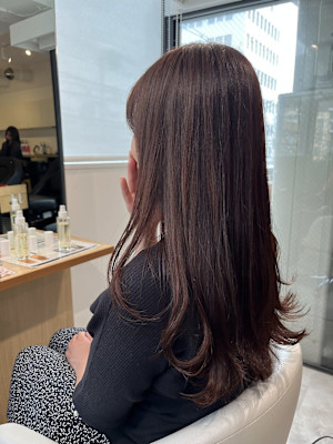 20代30代40代◎似合わせカットココアベージュ小顔ツヤロン