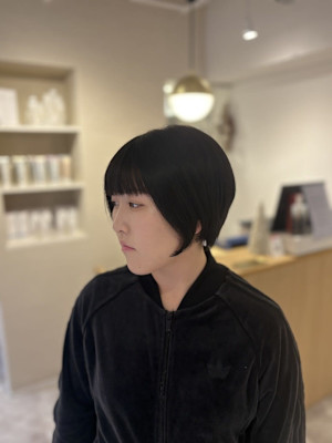 20代30代40代◎似合わせ黒髪丸みと柔らかさが際立つ大人シ