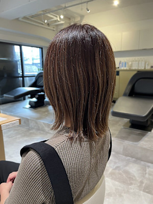 20代30代40代◎似合わせカット小顔レイヤーミディココアベ