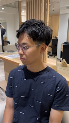 MEN'SHAIR20代30代40代刈り上げセンターパートマ