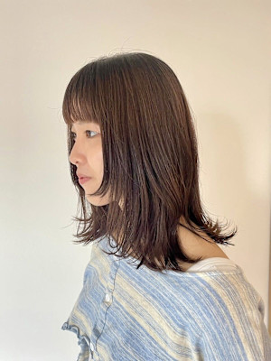 大人可愛い◎20代30代40代似合わせカットフルバングイメチ