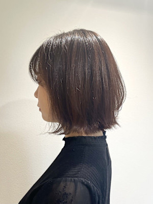 20代30代40代◎イメチェン似合わせカットベージュハッシュ